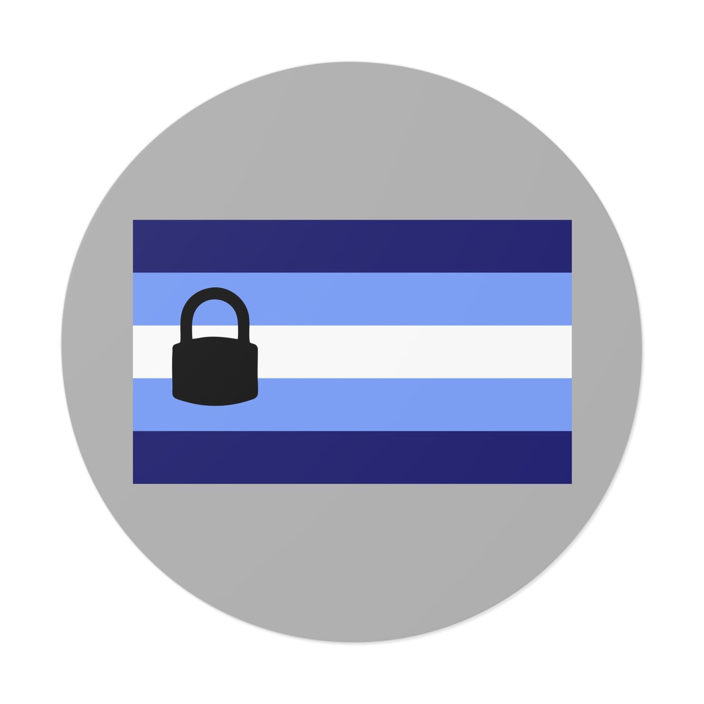 Chastity Pride/TeamLocked Pride Flag Vinyl Sticker