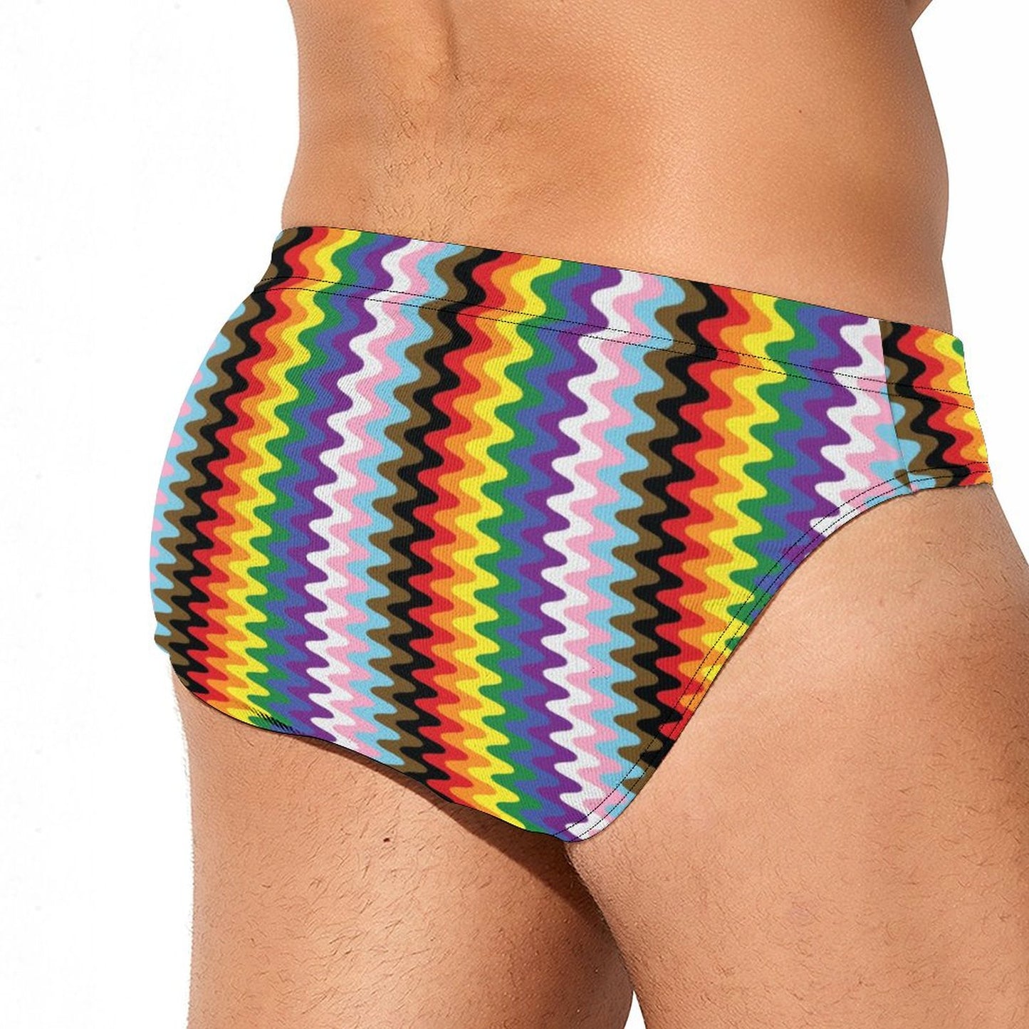 Progress Pride Wavy Gravy Bikini Bottom