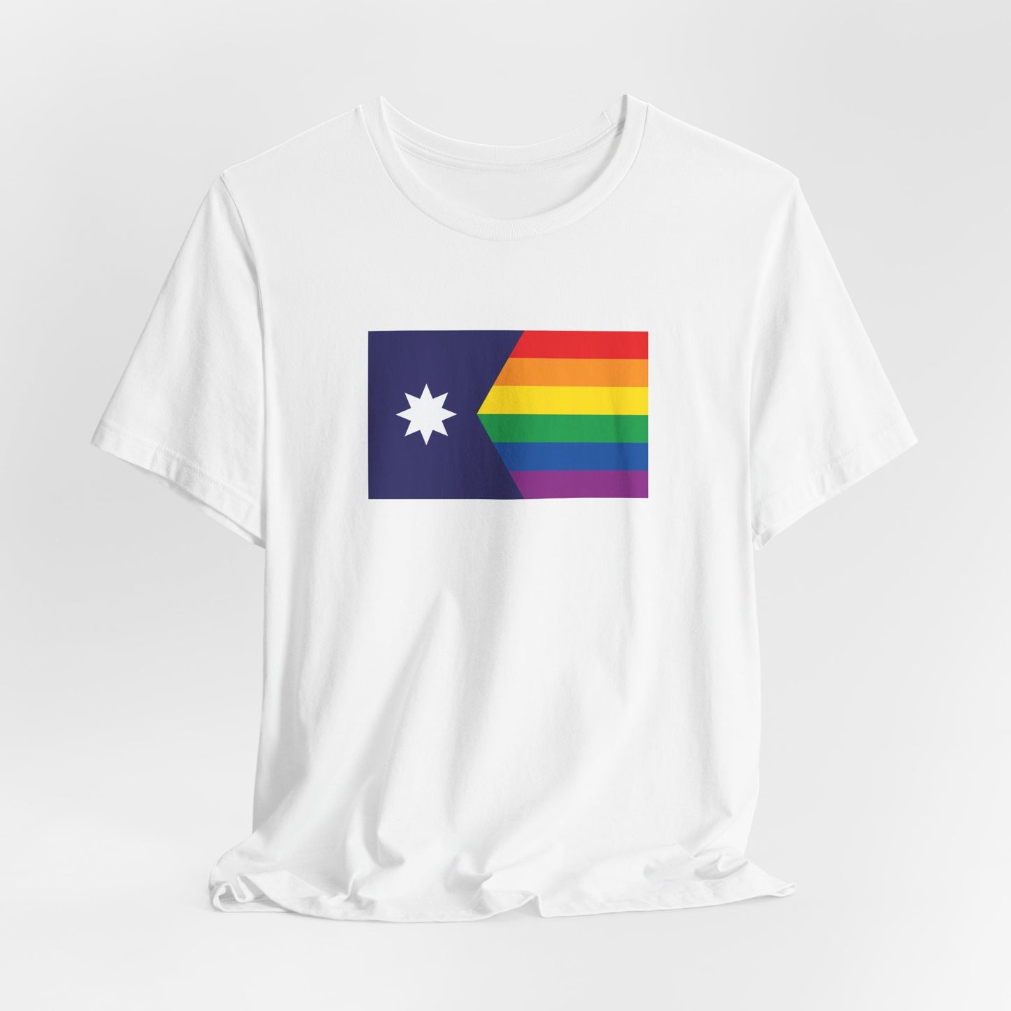 Minnesota Rainbow Pride Flag T-shirt, Several Color Options
