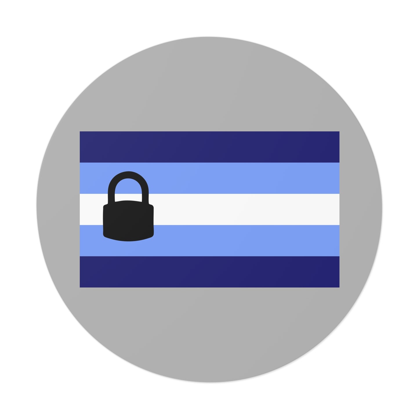 Chastity Pride/TeamLocked Pride Flag Vinyl Sticker
