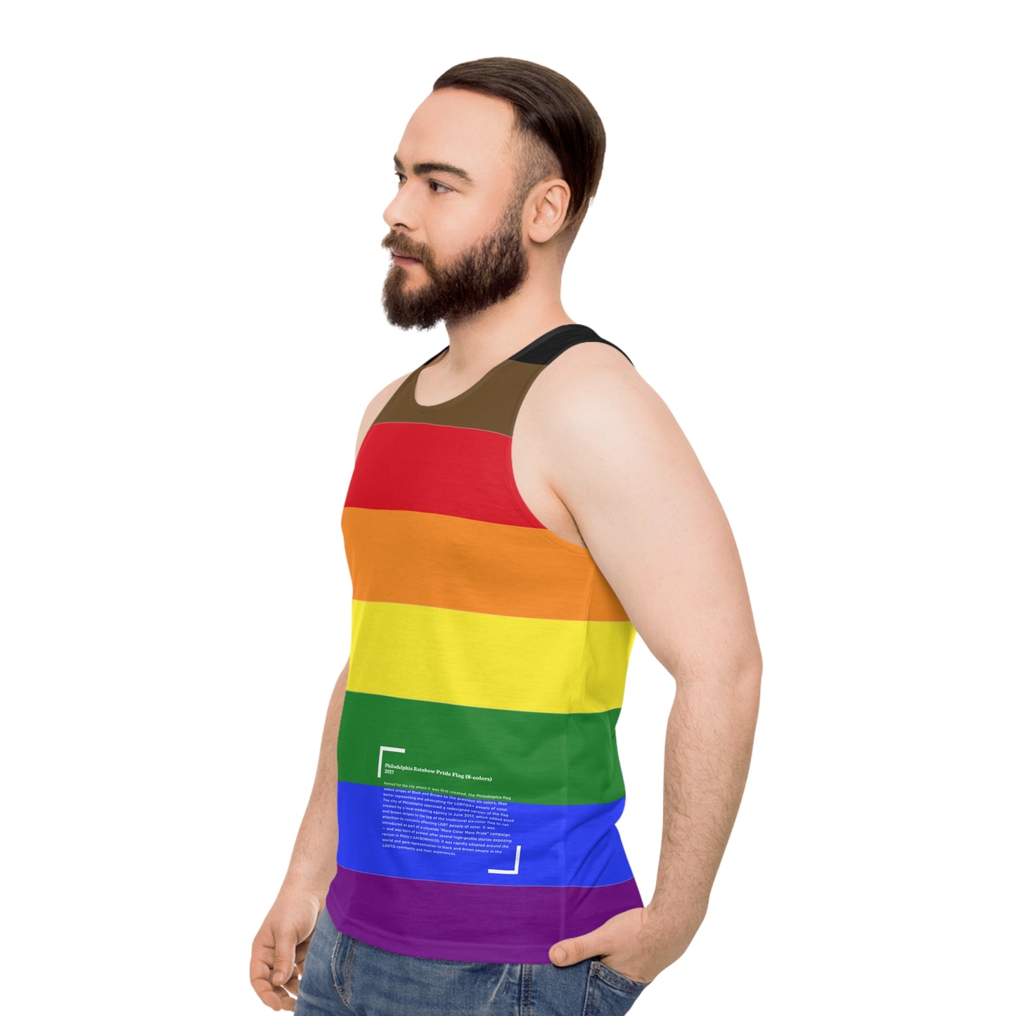 2017 Philadelphia Pride Flag Tank Top