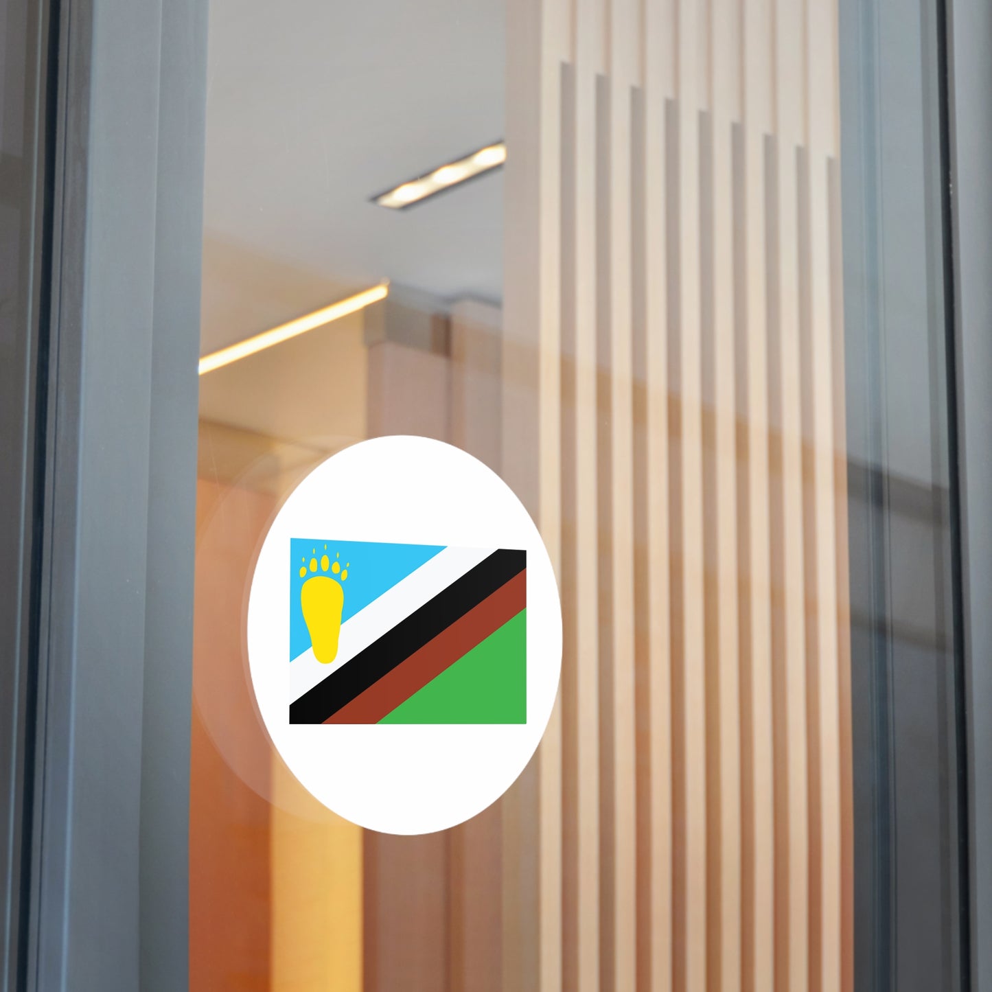 Early Bear Pride Flag mid-1980s Vinyl Sticker