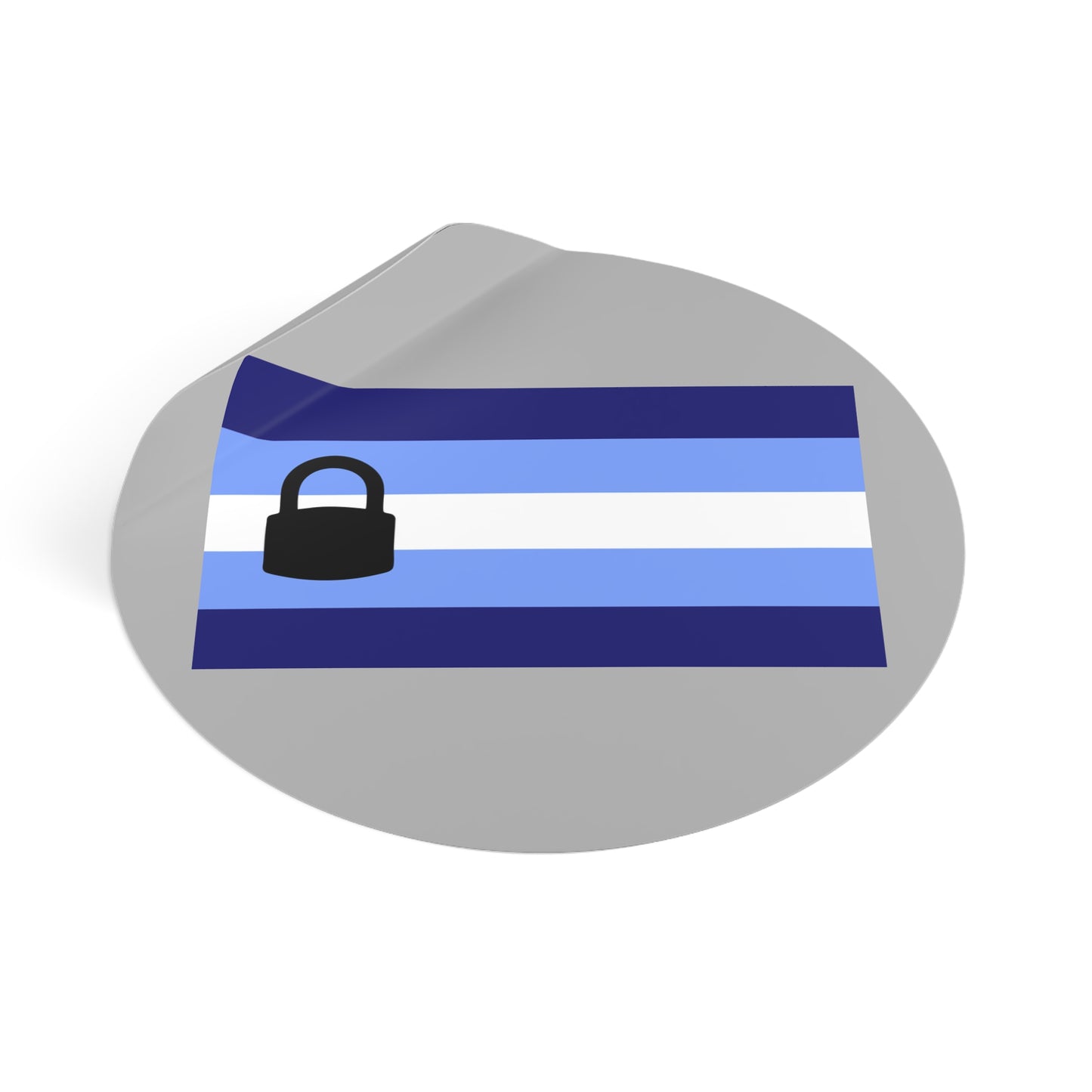 Chastity Pride/TeamLocked Pride Flag Vinyl Sticker