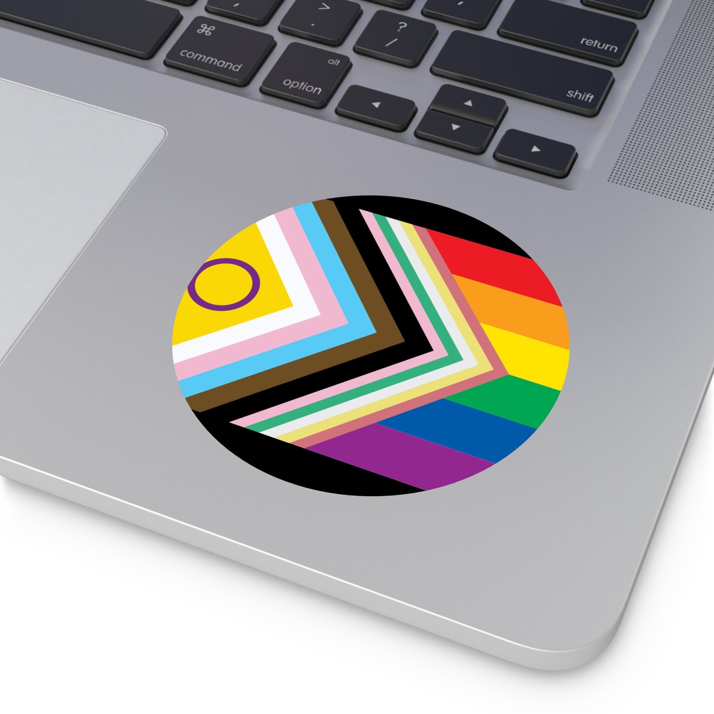 Disability Inclusive Progress Pride Flag 2 Vinyl Sticker