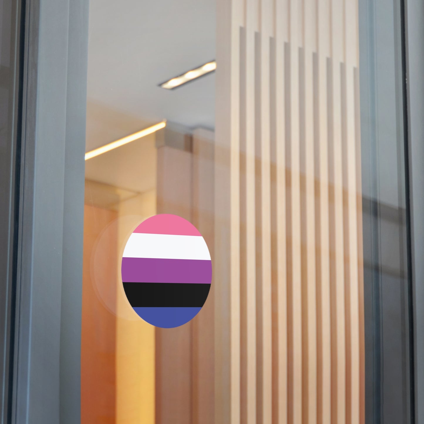 Genderfluid Pride Flag Vinyl Sticker