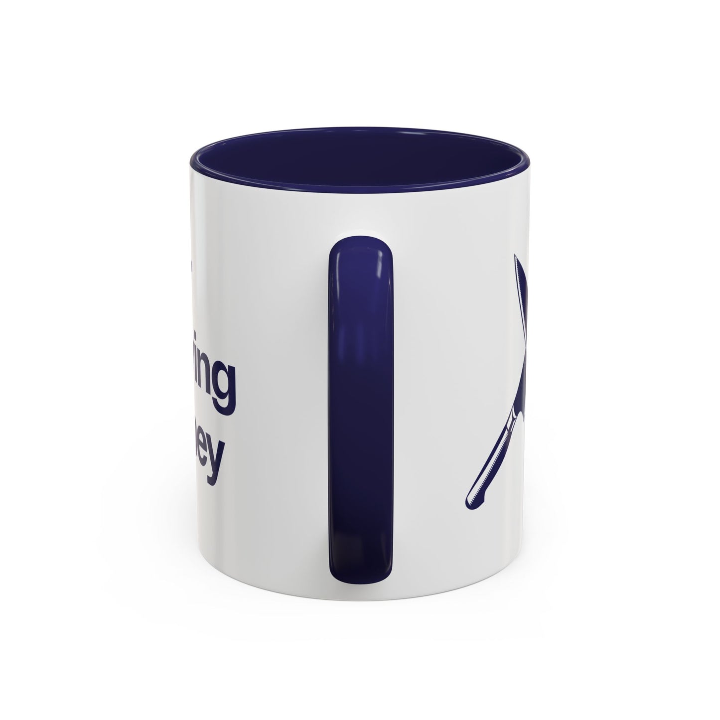 I will never stop worrying about Britney, White with Navy Accent Coffee Mug (11, 15oz)