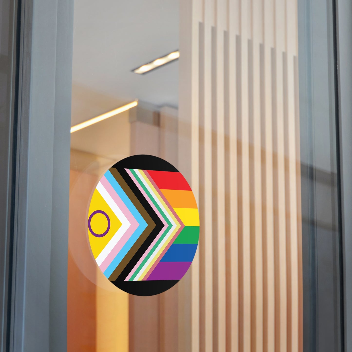 Disability Inclusive Progress Pride Flag 2 Vinyl Sticker