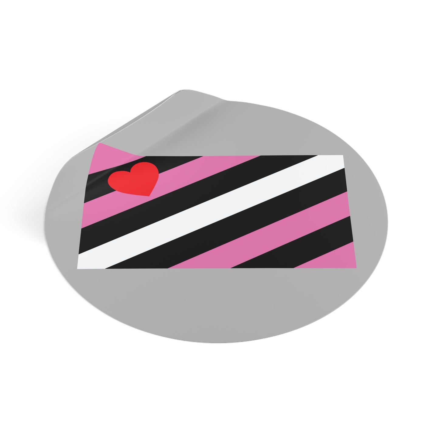 Leather Girl Pride Flag Vinyl Sticker