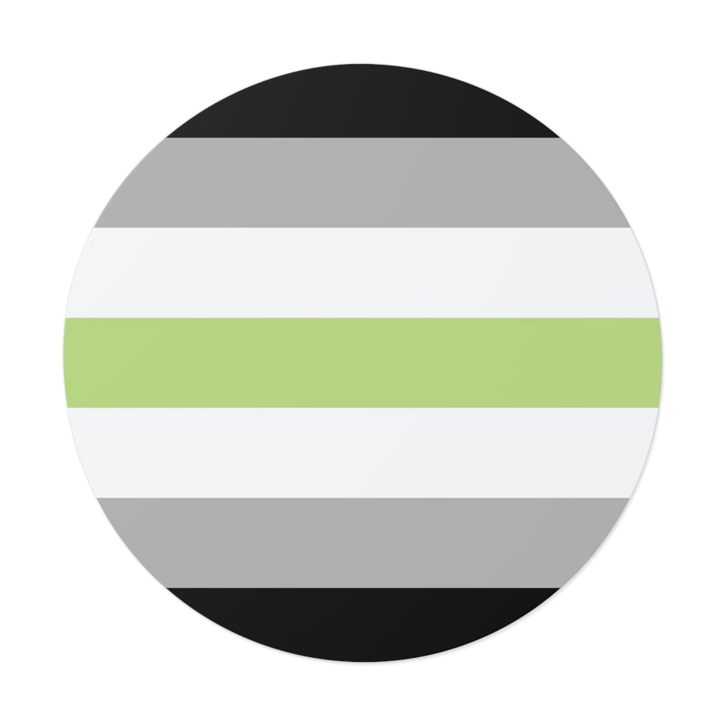 Agender Pride Flag Vinyl Sticker