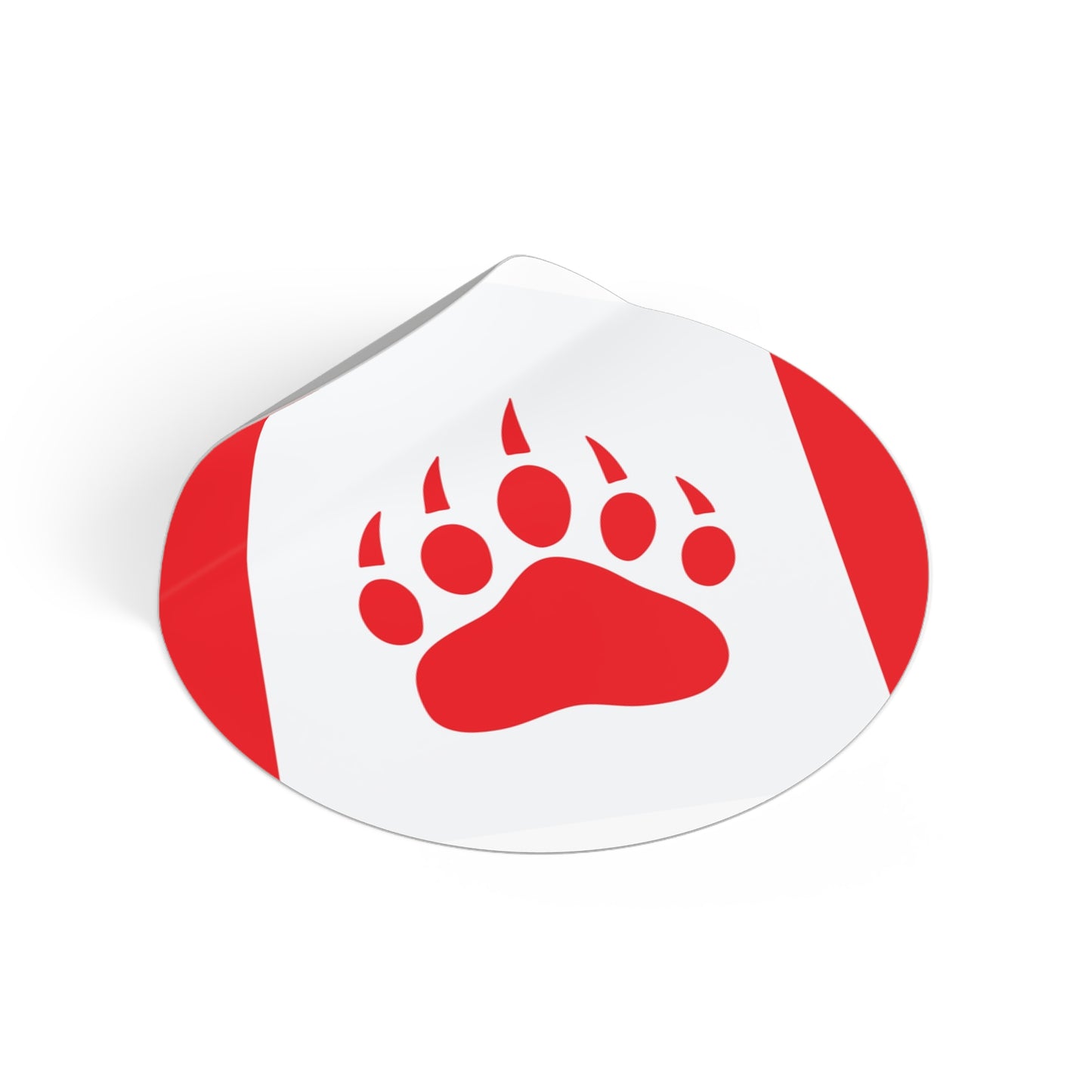 Bear Pride Flag Canada Vinyl Sticker