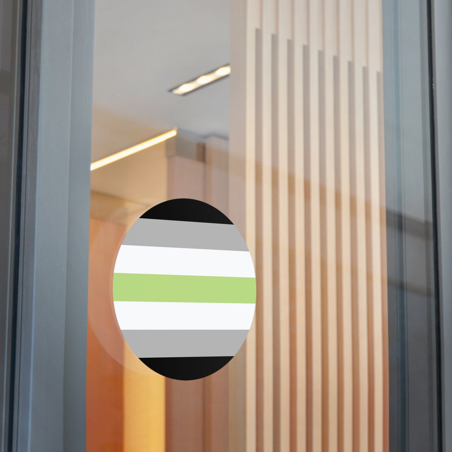 Agender Pride Flag Vinyl Sticker