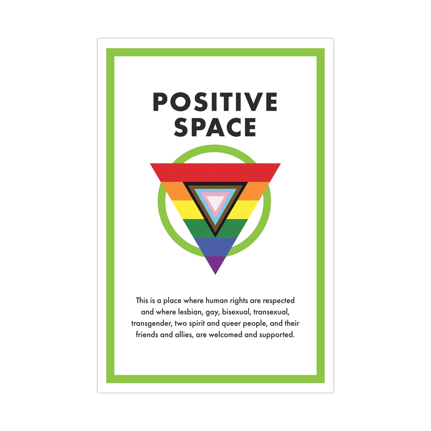 POSITIVE SPACE Poster