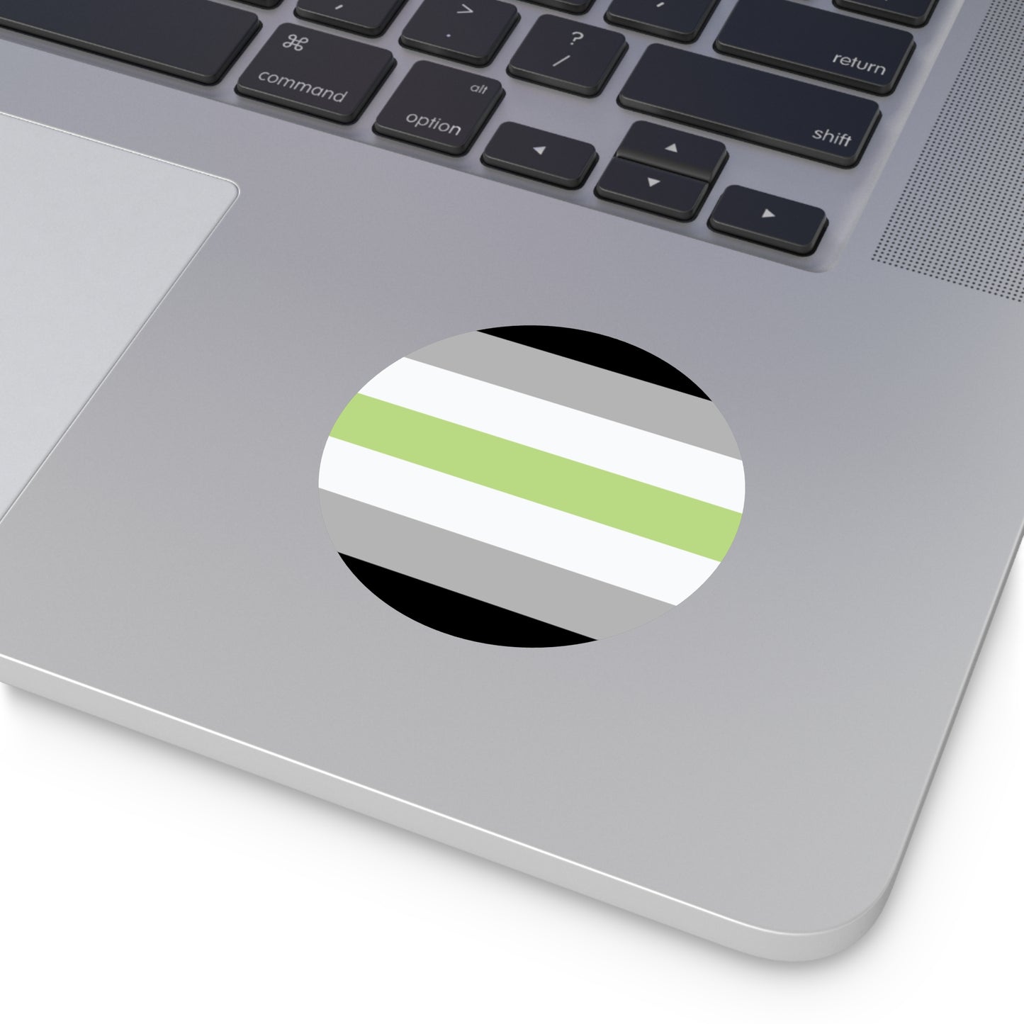 Agender Pride Flag Vinyl Sticker