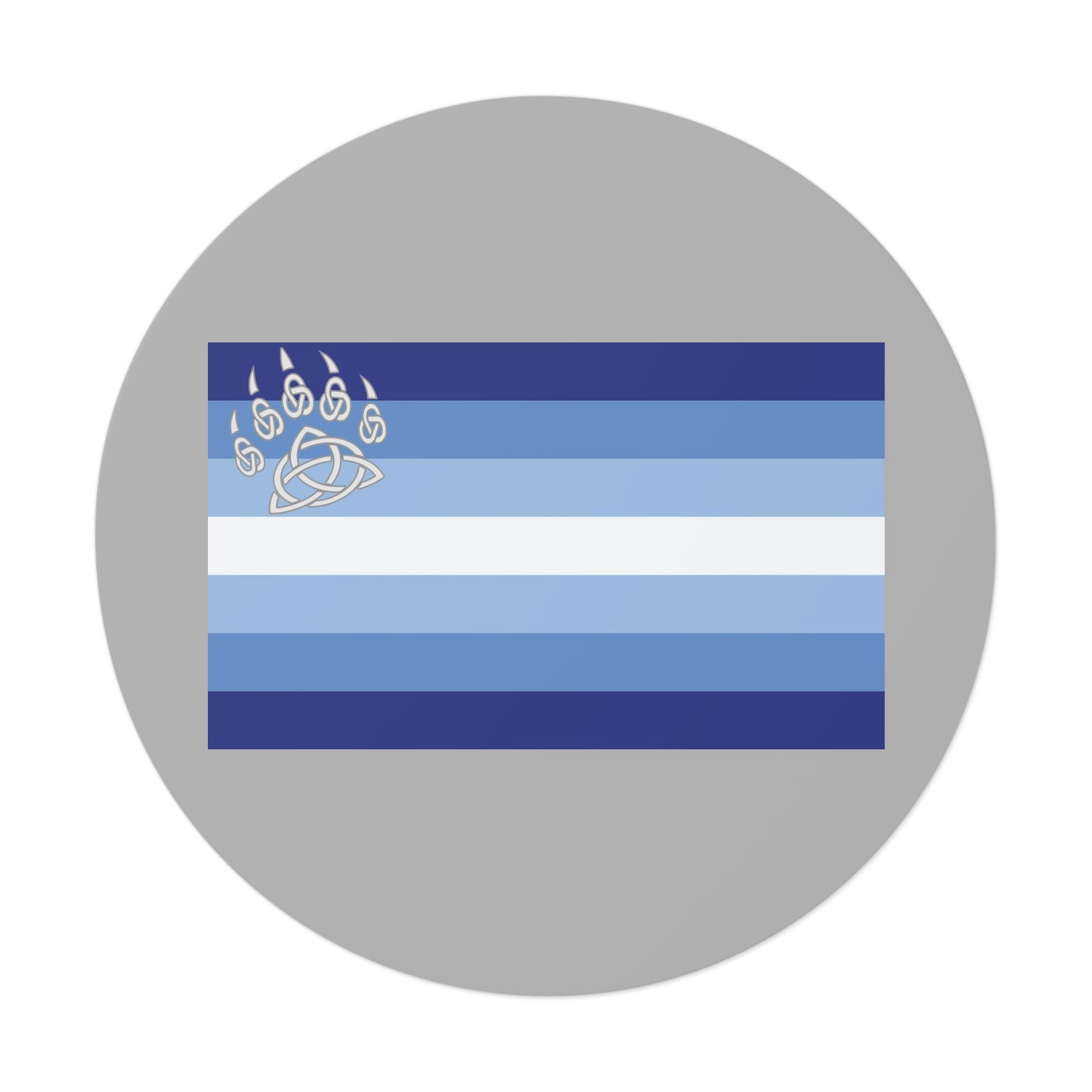 Bear Pride Flag Dublin Vinyl Sticker