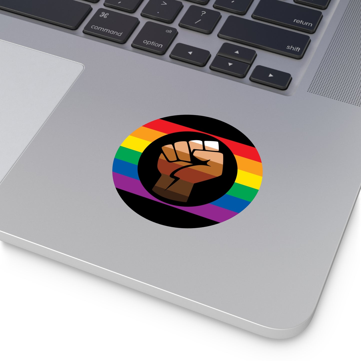 Queer POC Gay Pride Flag Vinyl Sticker