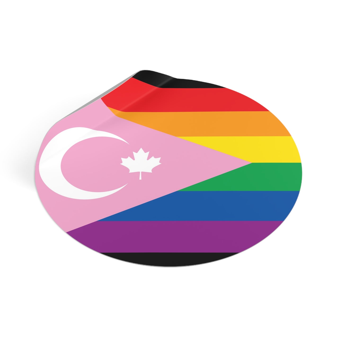 Queer Muslim Community Canada Pride Flag Vinyl Sticker