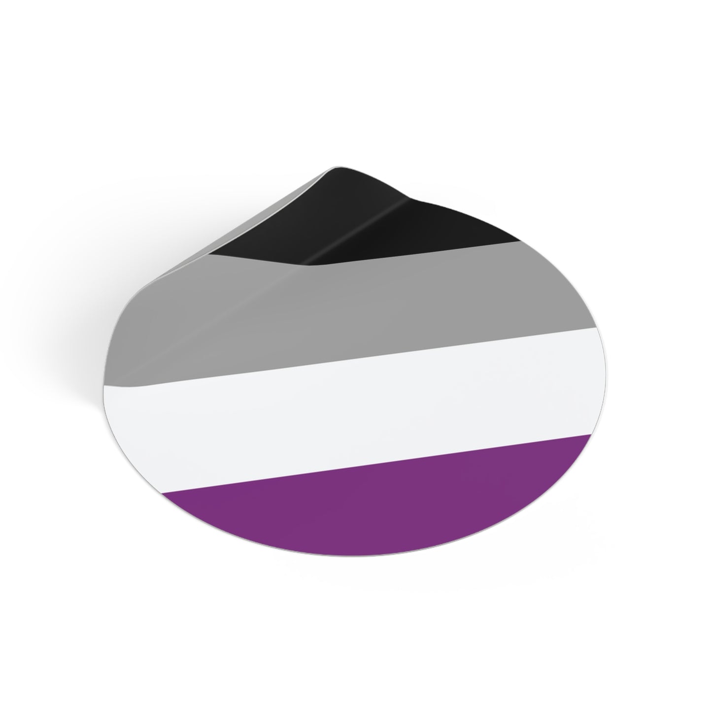 Asexual Pride Flag Vinyl Sticker