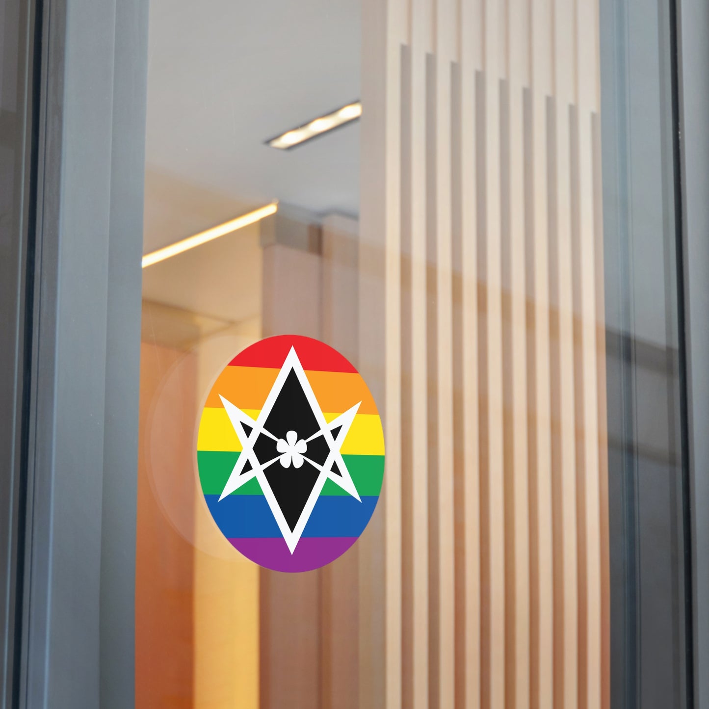 Thelema Queer Pride Flag Vinyl Sticker