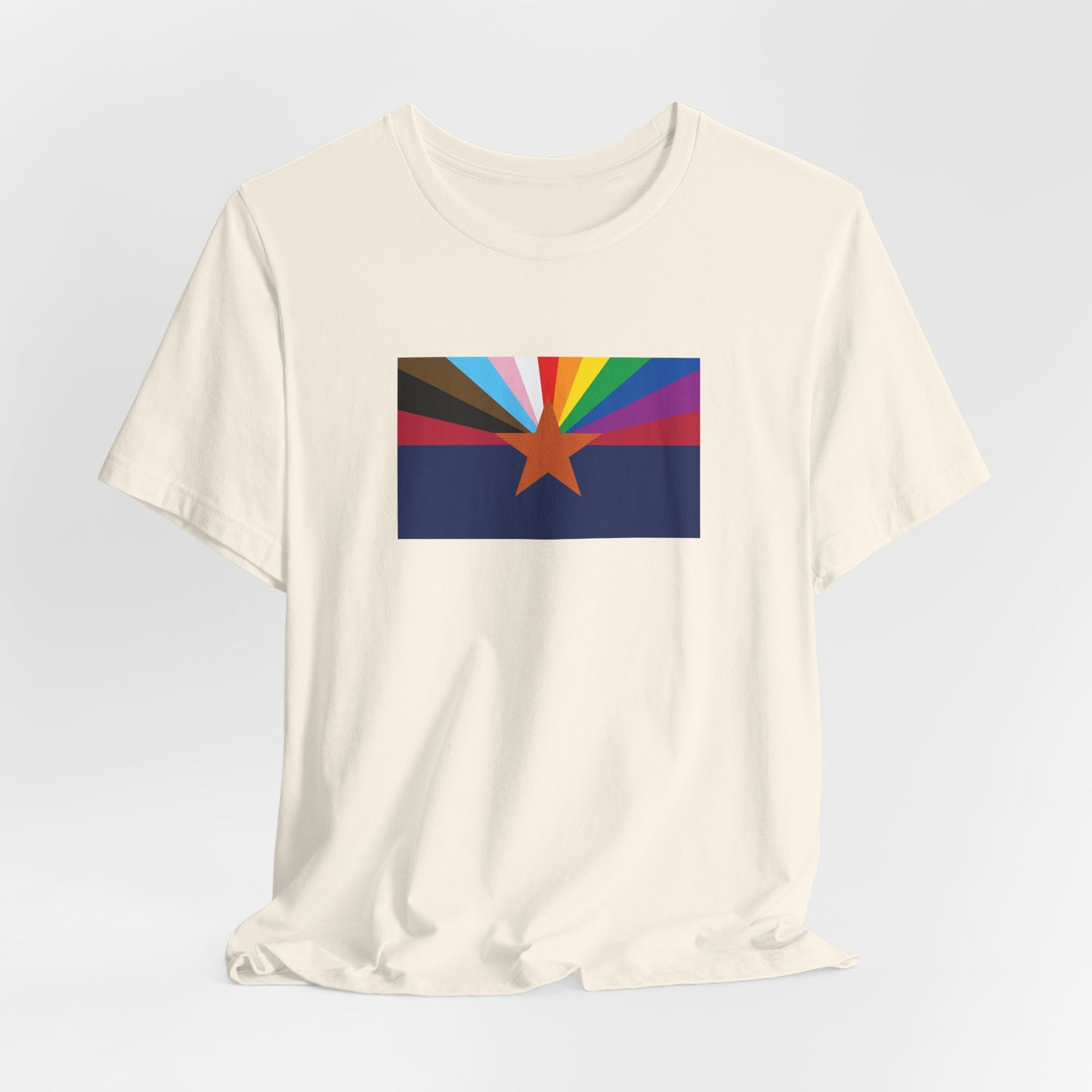 Arizona Rainbow Pride Flag T-shirt, Several Color Options
