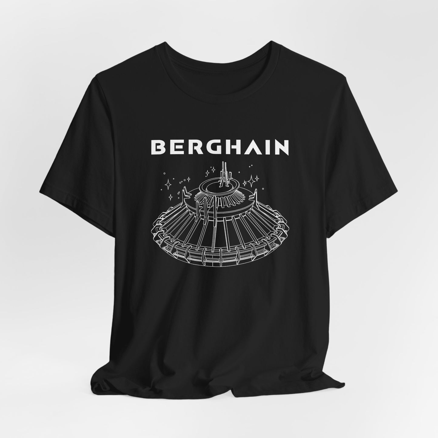 BERGHAIN, Space Odyssey Motif, Iconic Berlin Nightclub T-shirt, Black