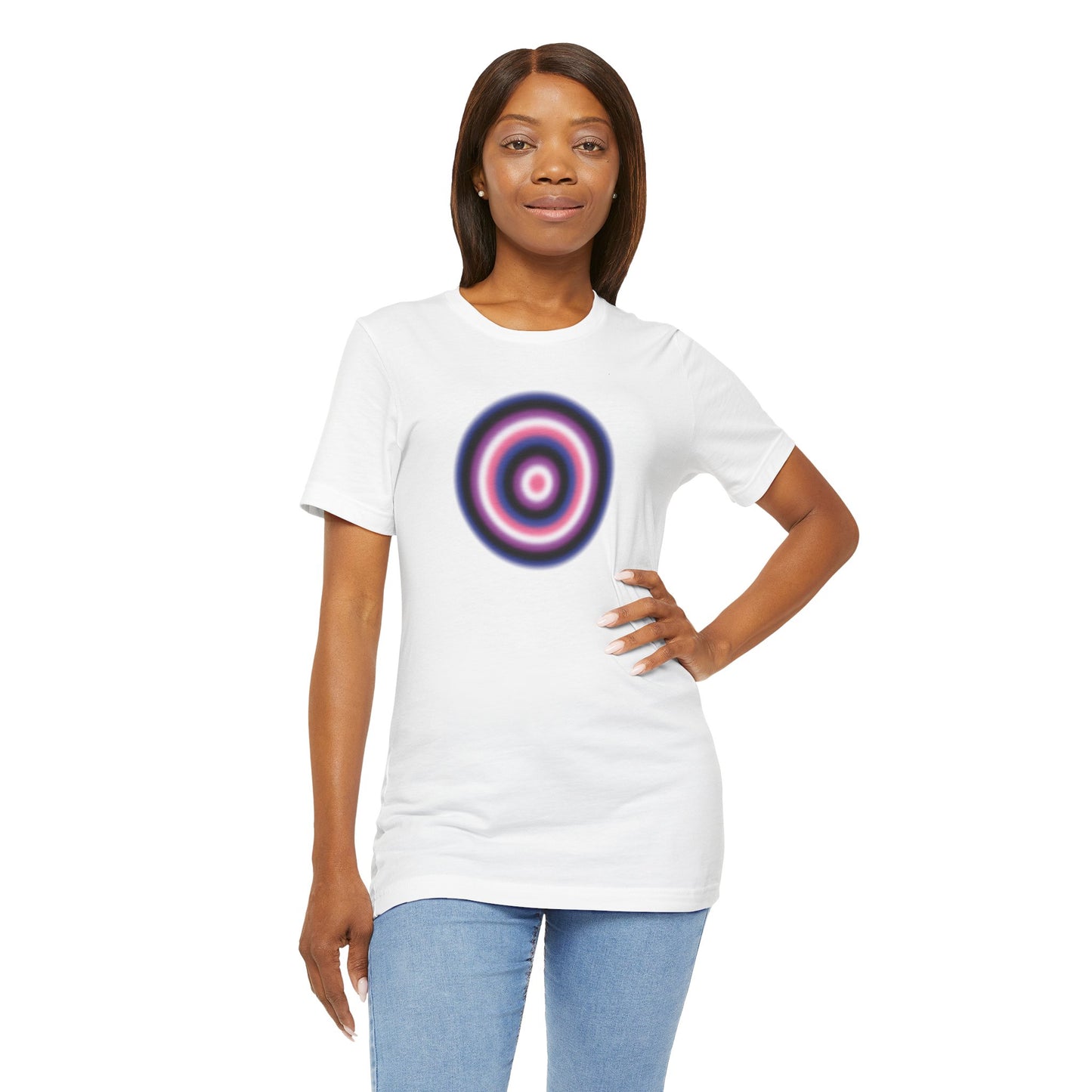 Genderfluid Pride Gradient Orb T-Shirt — Genderfluid Flag Tee