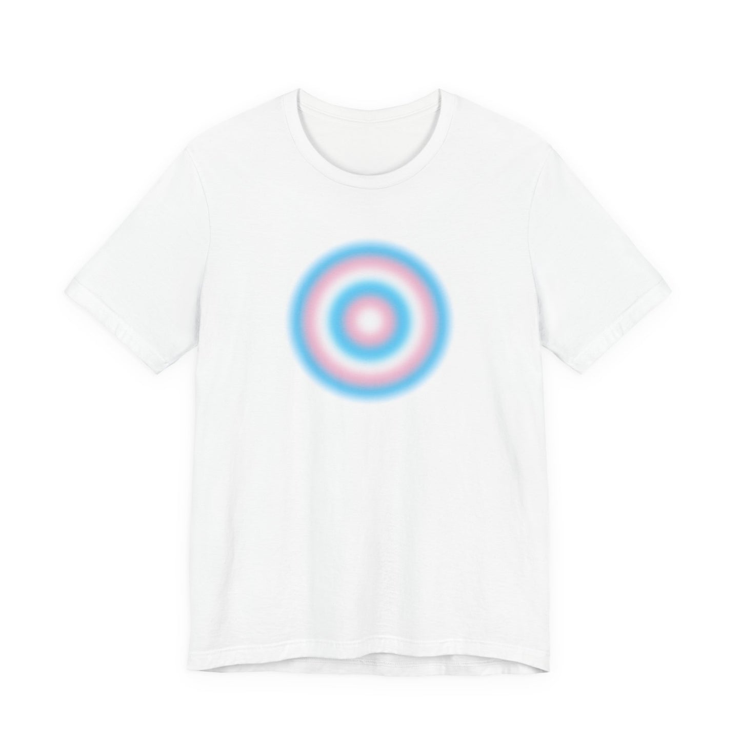 Transgender Pride Gradient Orb T-Shirt — Trans Flag Circle Tee