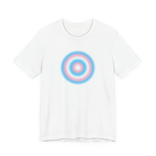 Transgender Pride Gradient Orb T-Shirt — Trans Flag Circle Tee