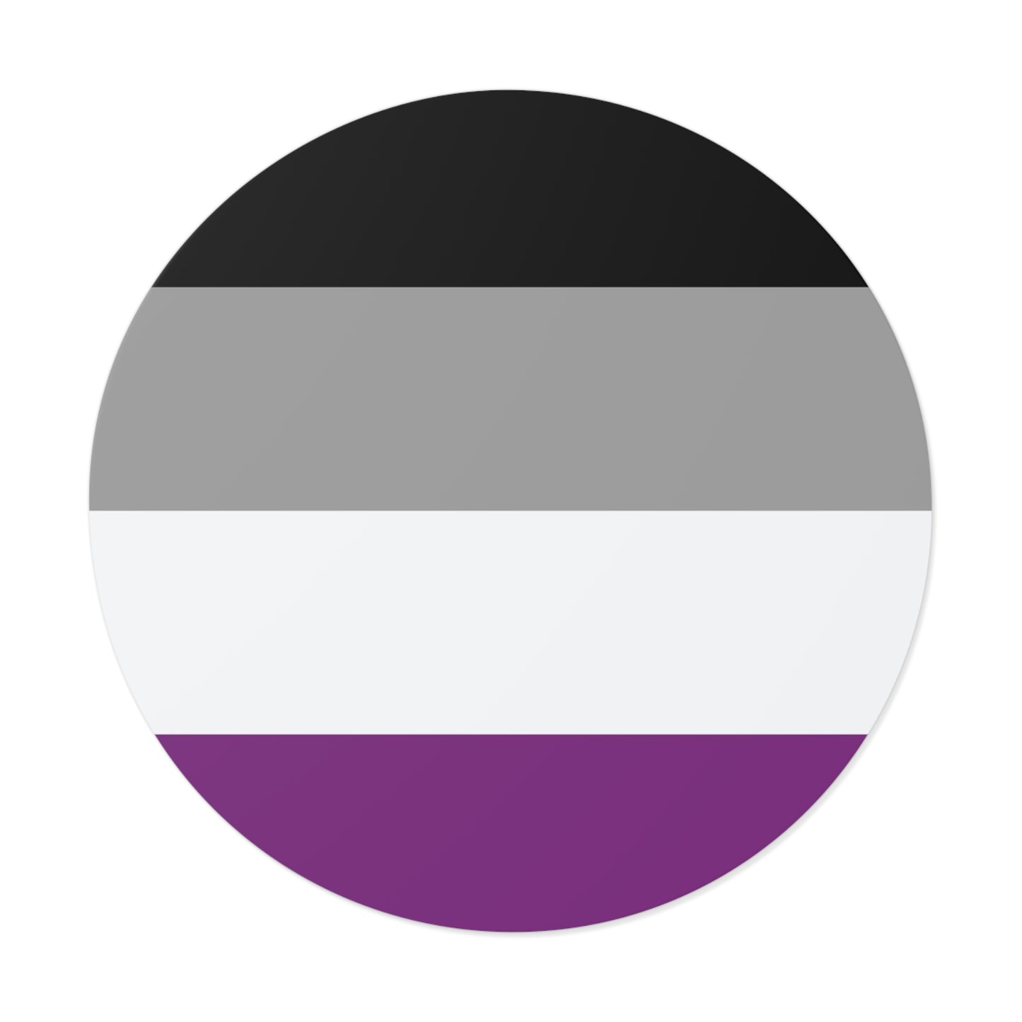 Asexual Pride Flag Vinyl Sticker