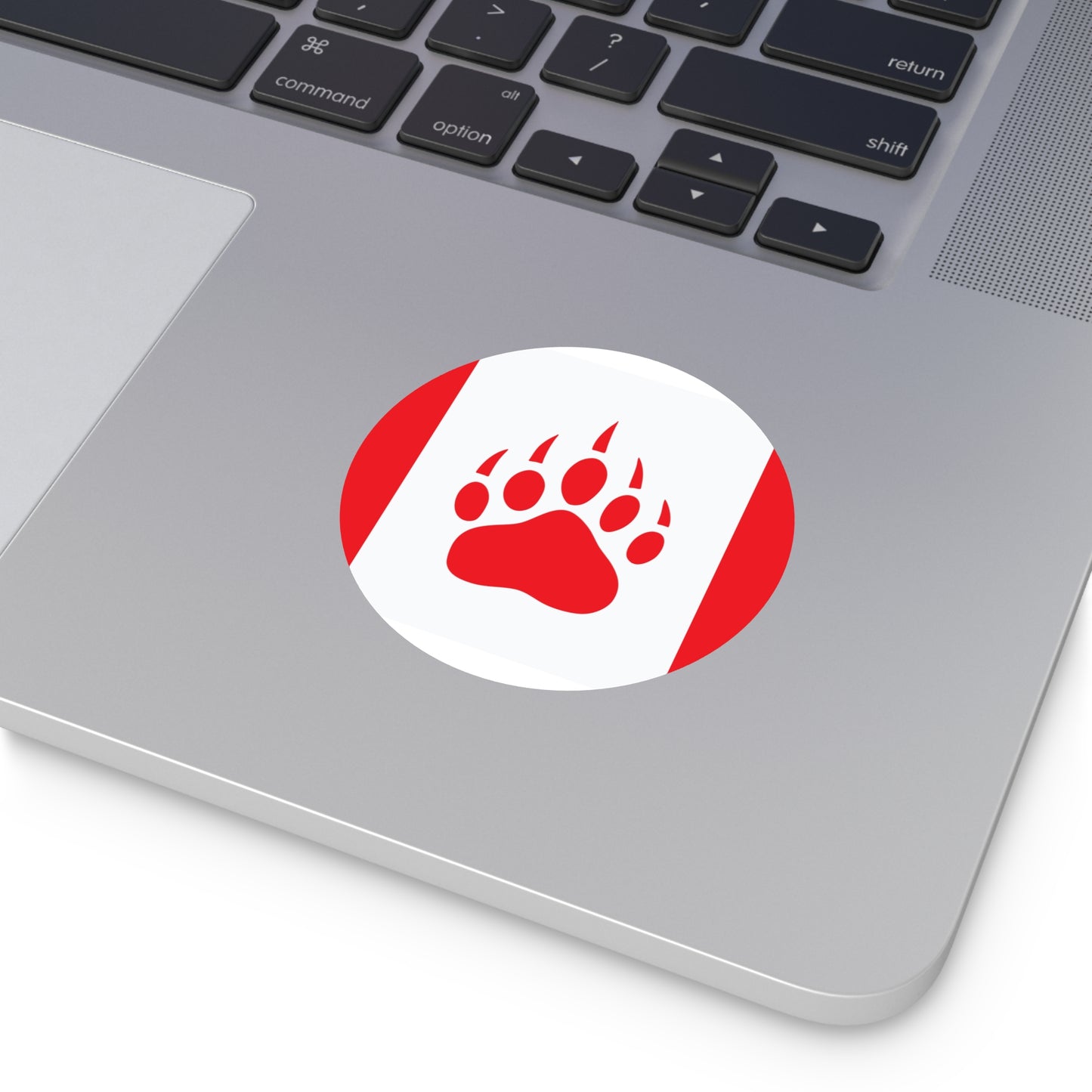 Bear Pride Flag Canada Vinyl Sticker