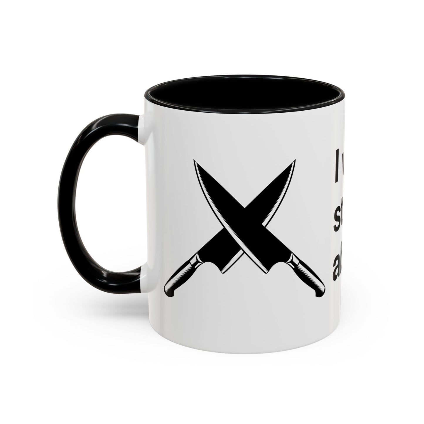 I will never stop worrying about Britney, White with Black Accent Coffee Mug (11, 15oz)