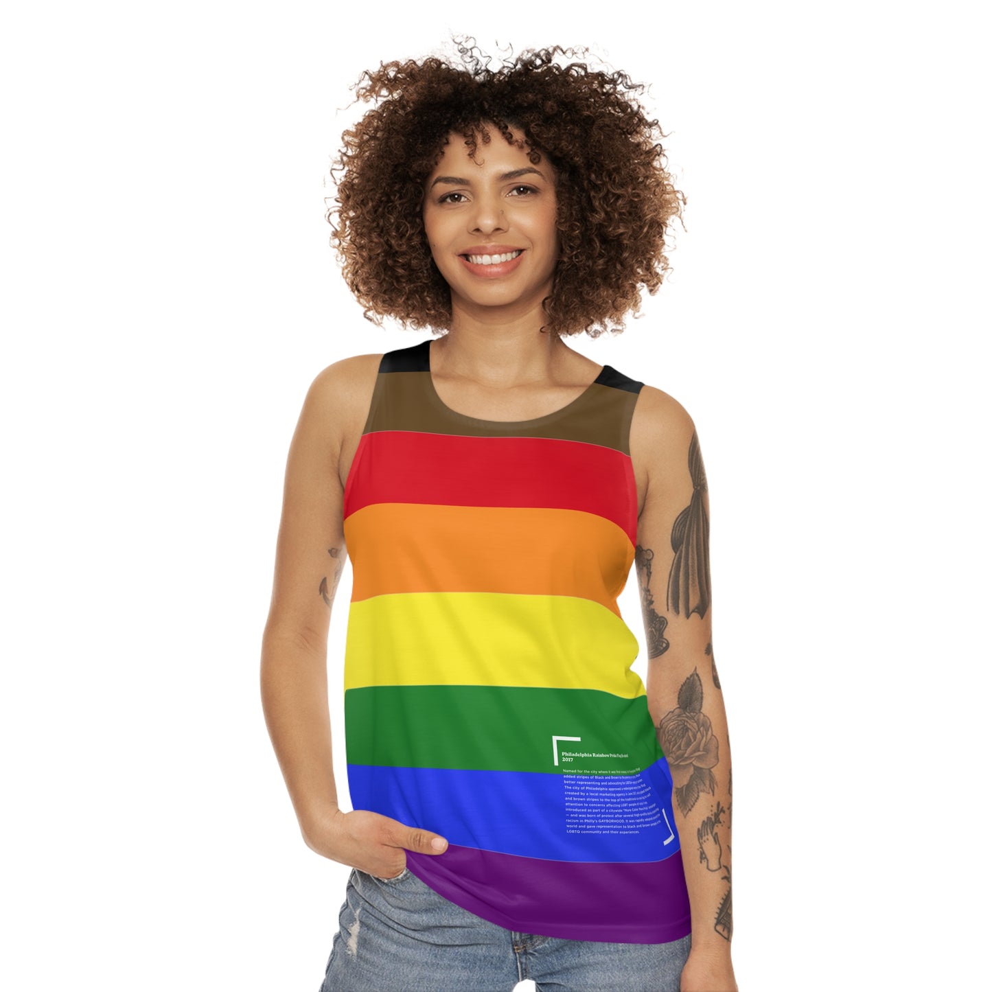 2017 Philadelphia Pride Flag Tank Top