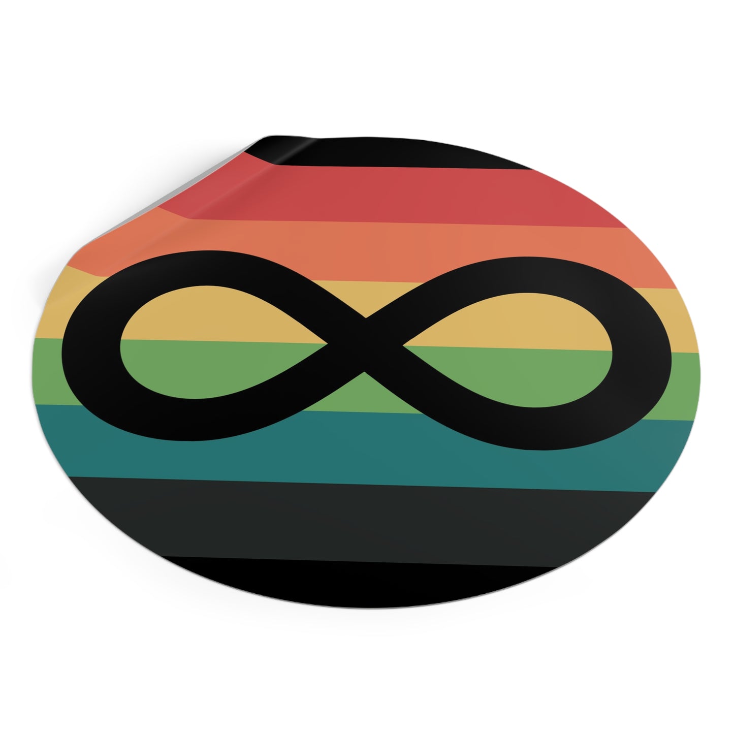 Autistic-Specific Pride Flag Vinyl Sticker