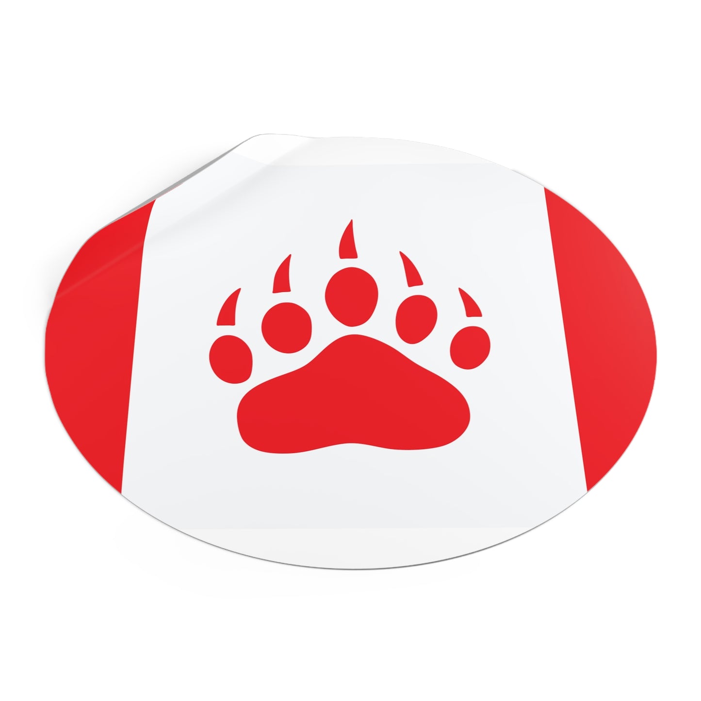 Bear Pride Flag Canada Vinyl Sticker