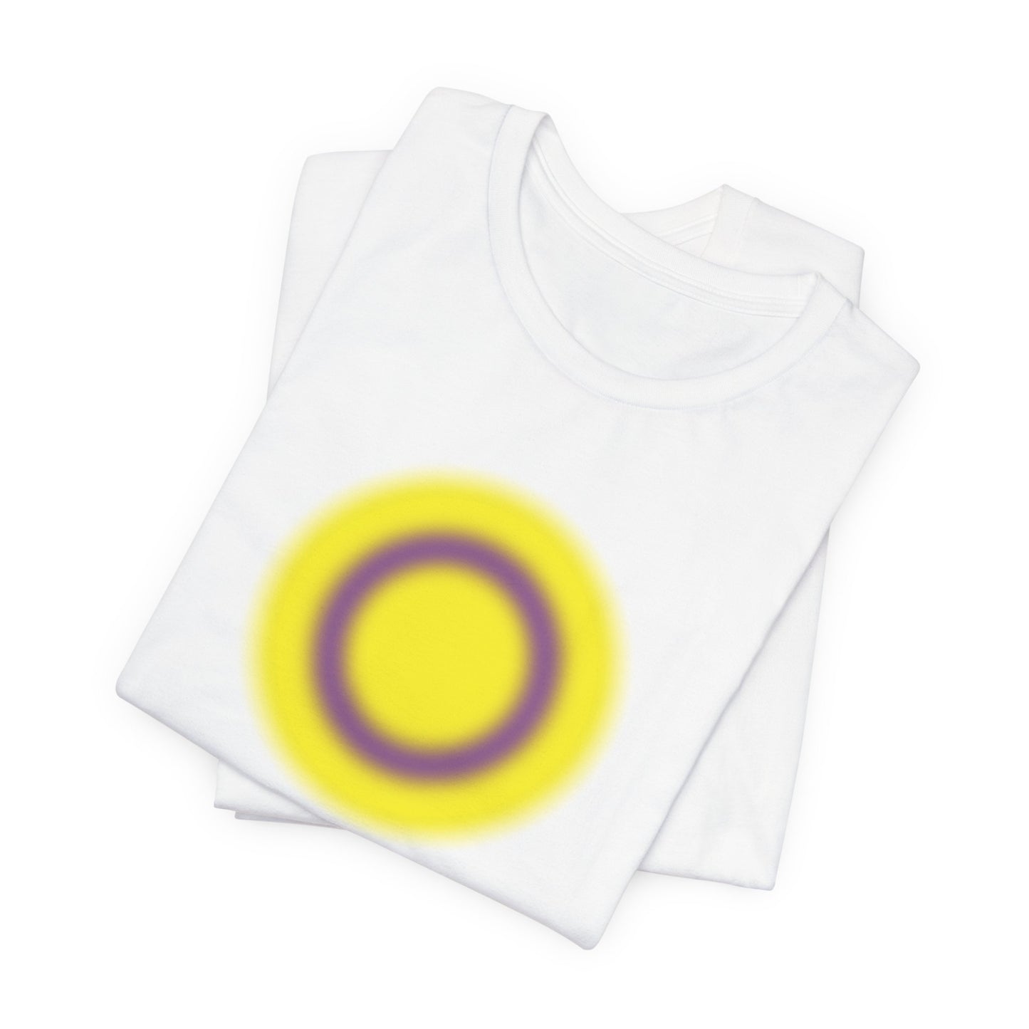 Intersex Pride Gradient Orb T-Shirt — Iconic Intersex Pride Symbol Tee