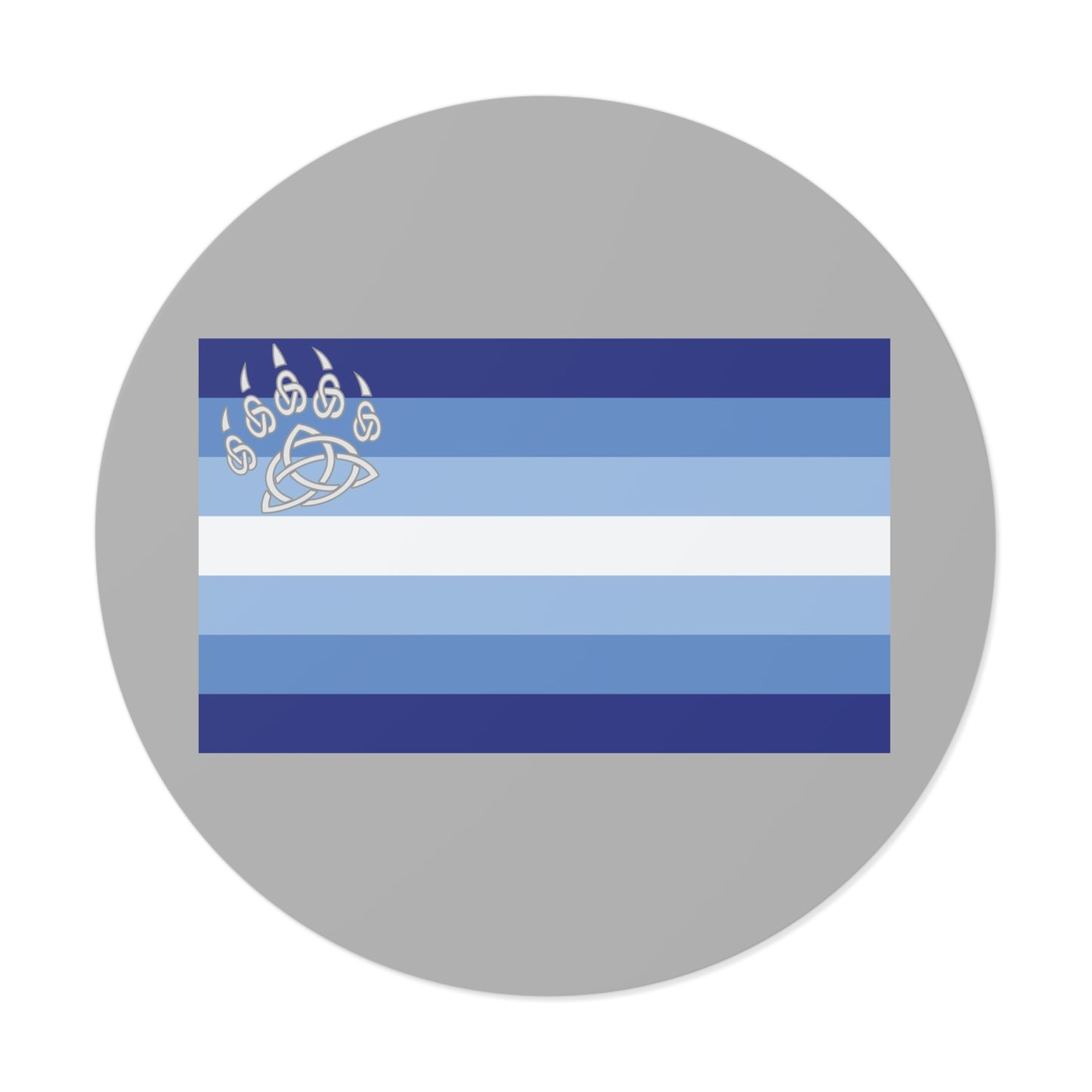 Bear Pride Flag Dublin Vinyl Sticker