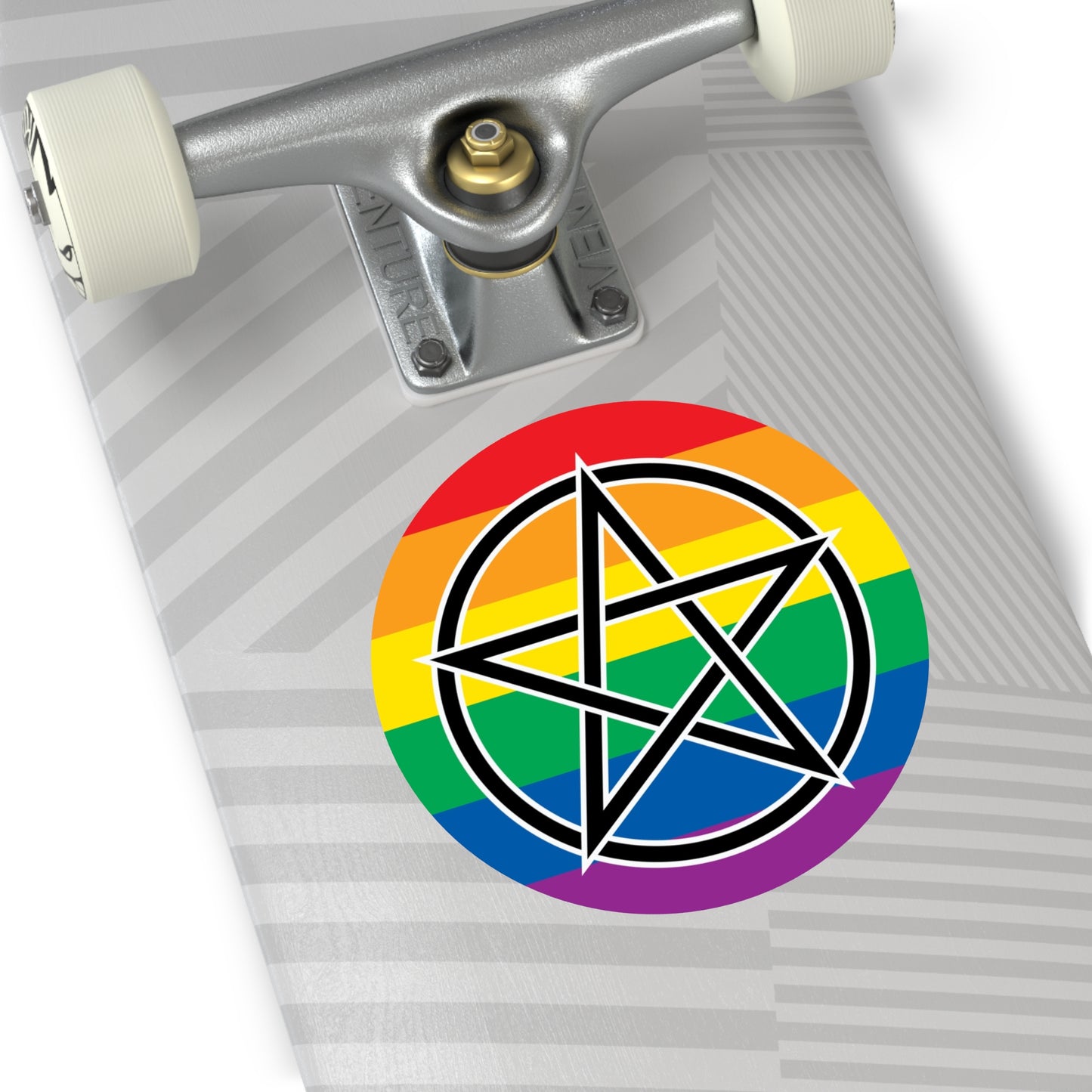 Pagan Queer Pride Flag Vinyl Sticker