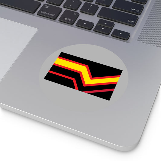 Rubber Fetish Pride Flag Vinyl Sticker