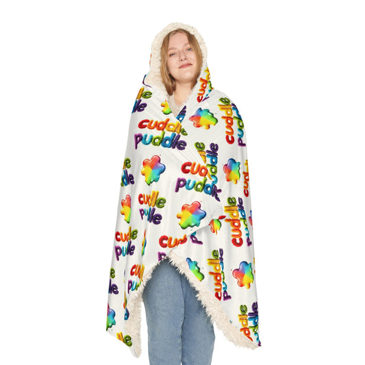 Hooded Blanket - Stay Cozy All Day Long with Original Designs - Perfect for Lazy Days at Home - Choose Microfleece or Sherpa Lining