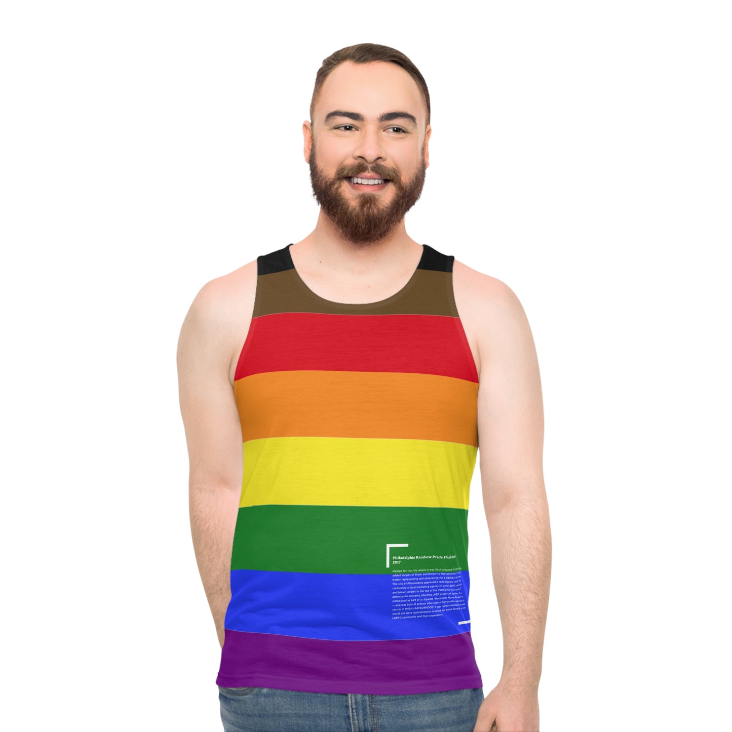 2017 Philadelphia Pride Flag Tank Top