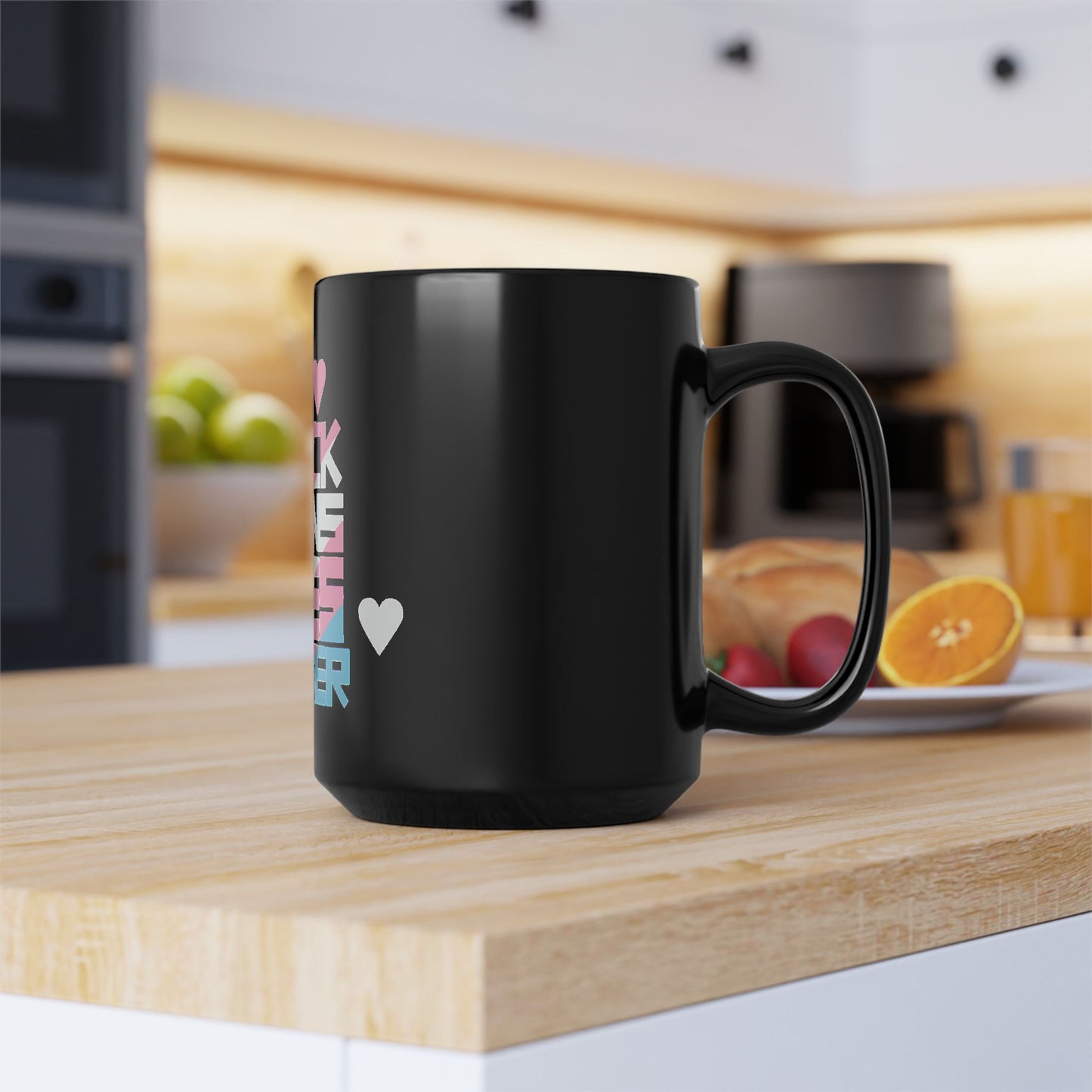 BLACK TRANS LIVES MATTER Black Ceramic Mug (11oz, 15oz)