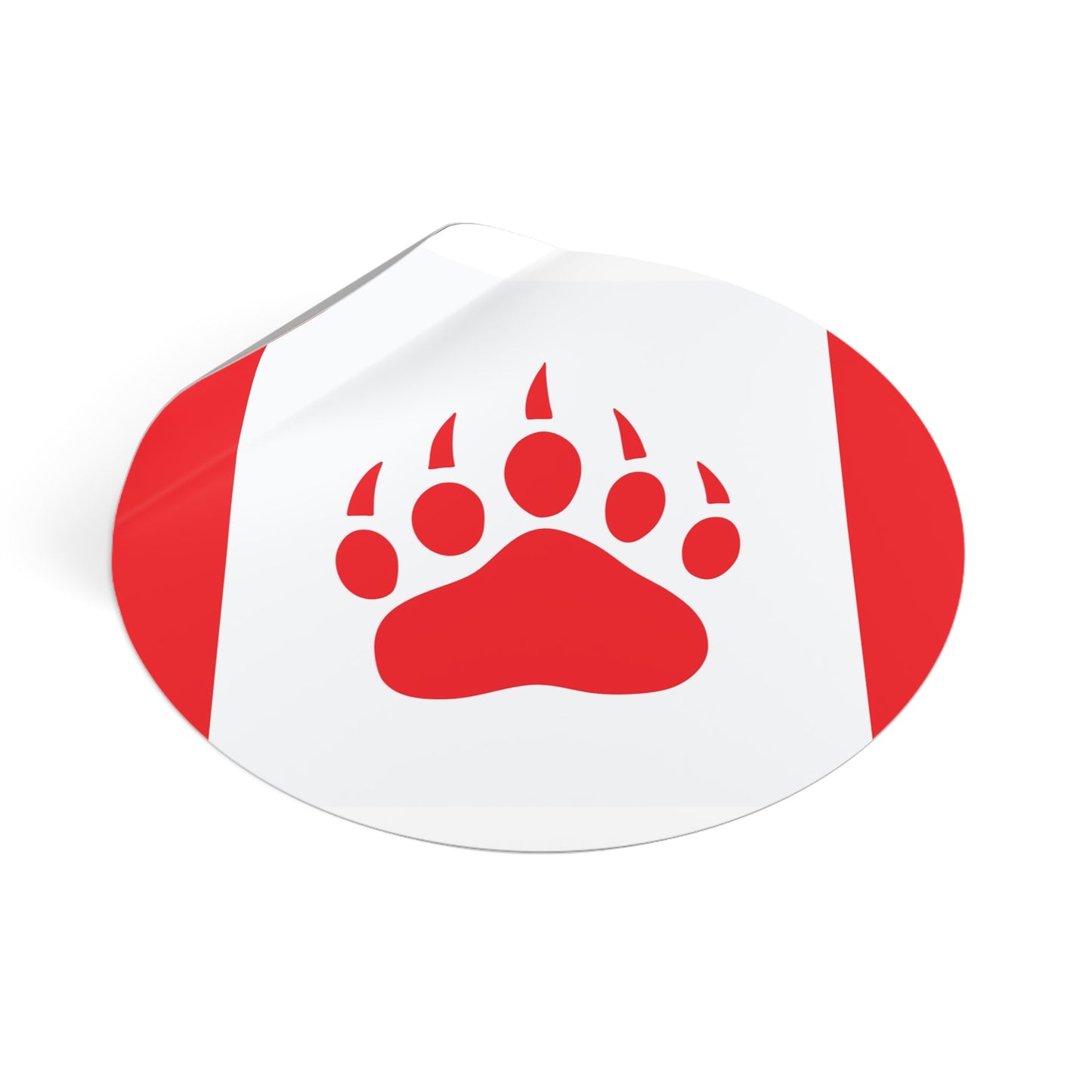 Bear Pride Flag Canada Vinyl Sticker