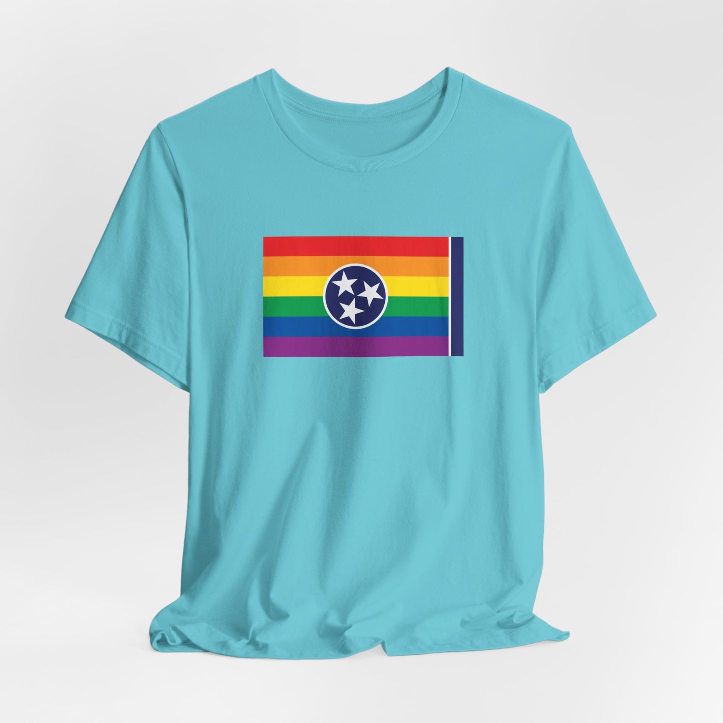 Tennessee Rainbow Pride Flag T-shirt, Several Color Options