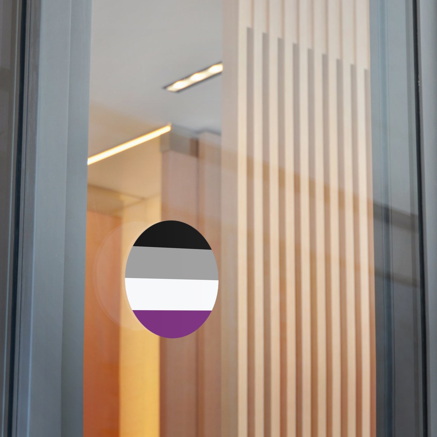 Asexual Pride Flag Vinyl Sticker