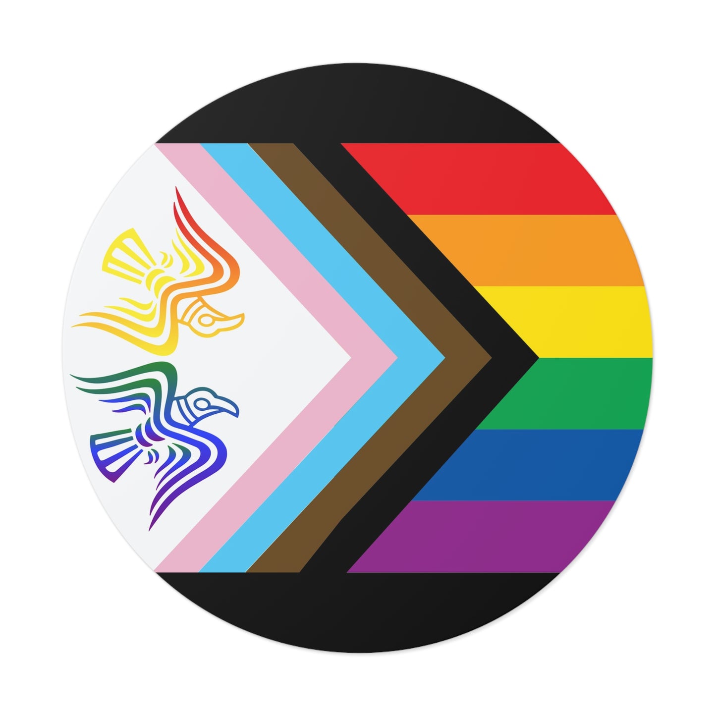 Norse Queer Pride Flag Vinyl Sticker
