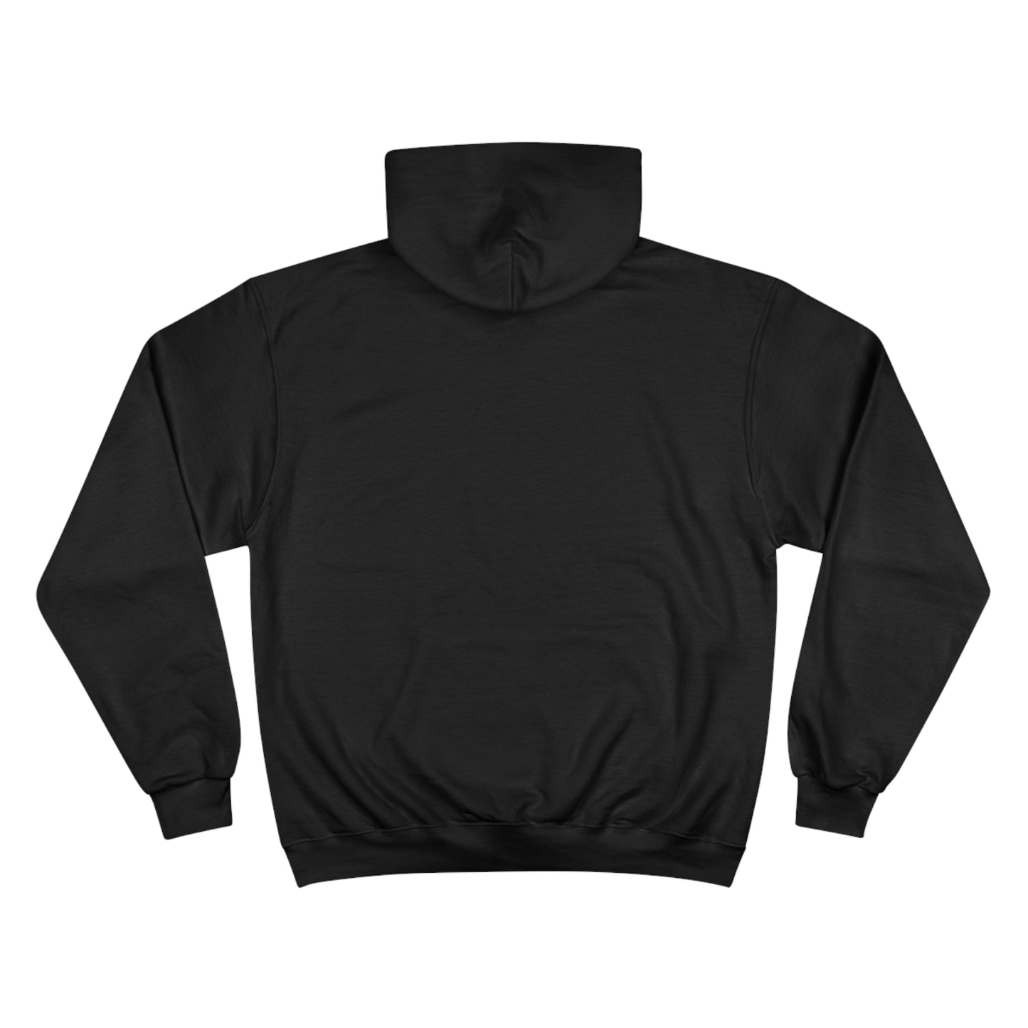 International Pansexual Sex Symbol Champion Hoodie - Black and Charcoal Heather with White Deco