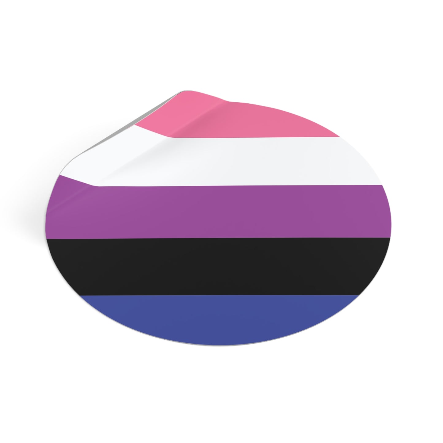 Genderfluid Pride Flag Vinyl Sticker