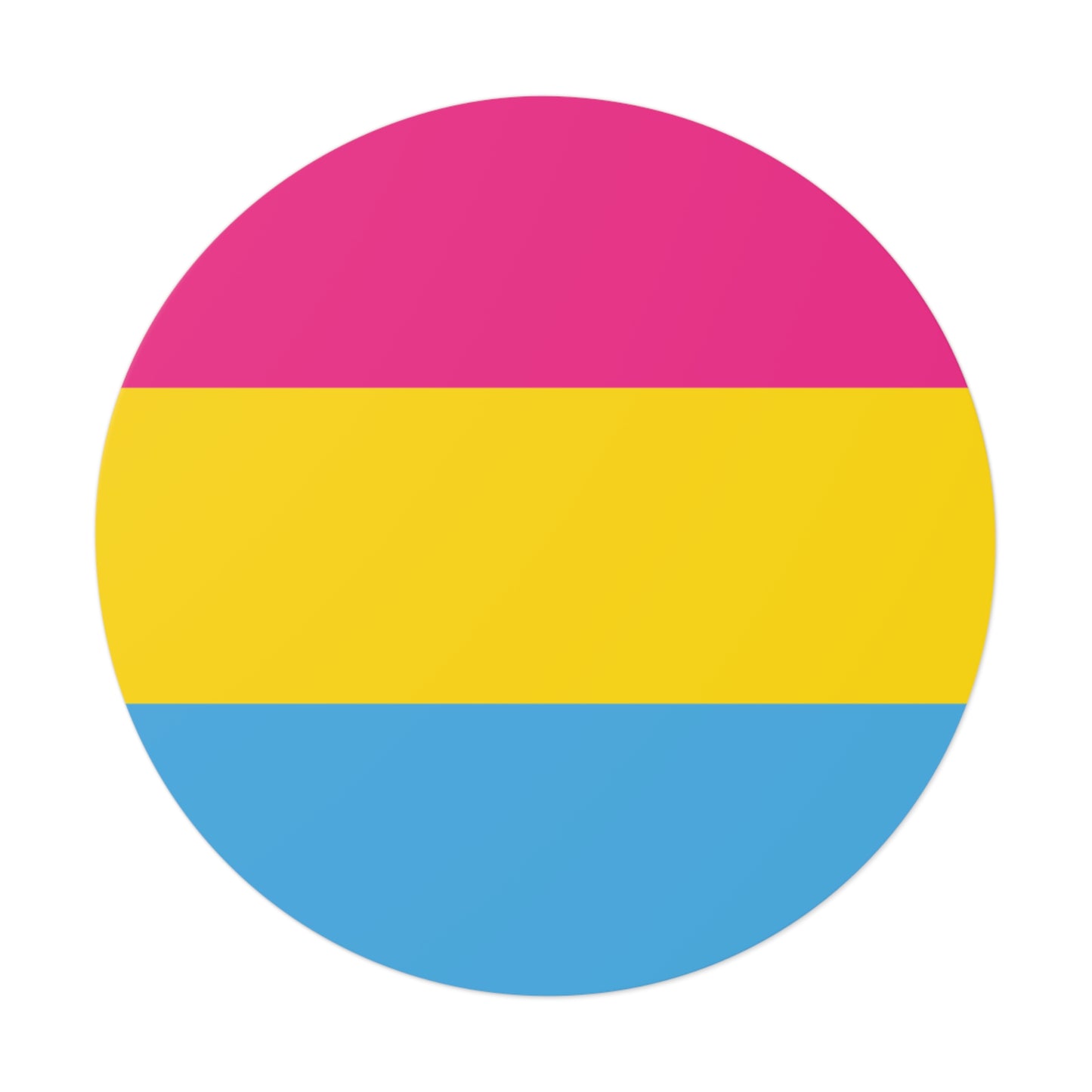 Pansexual Pride Flag Vinyl Stickers