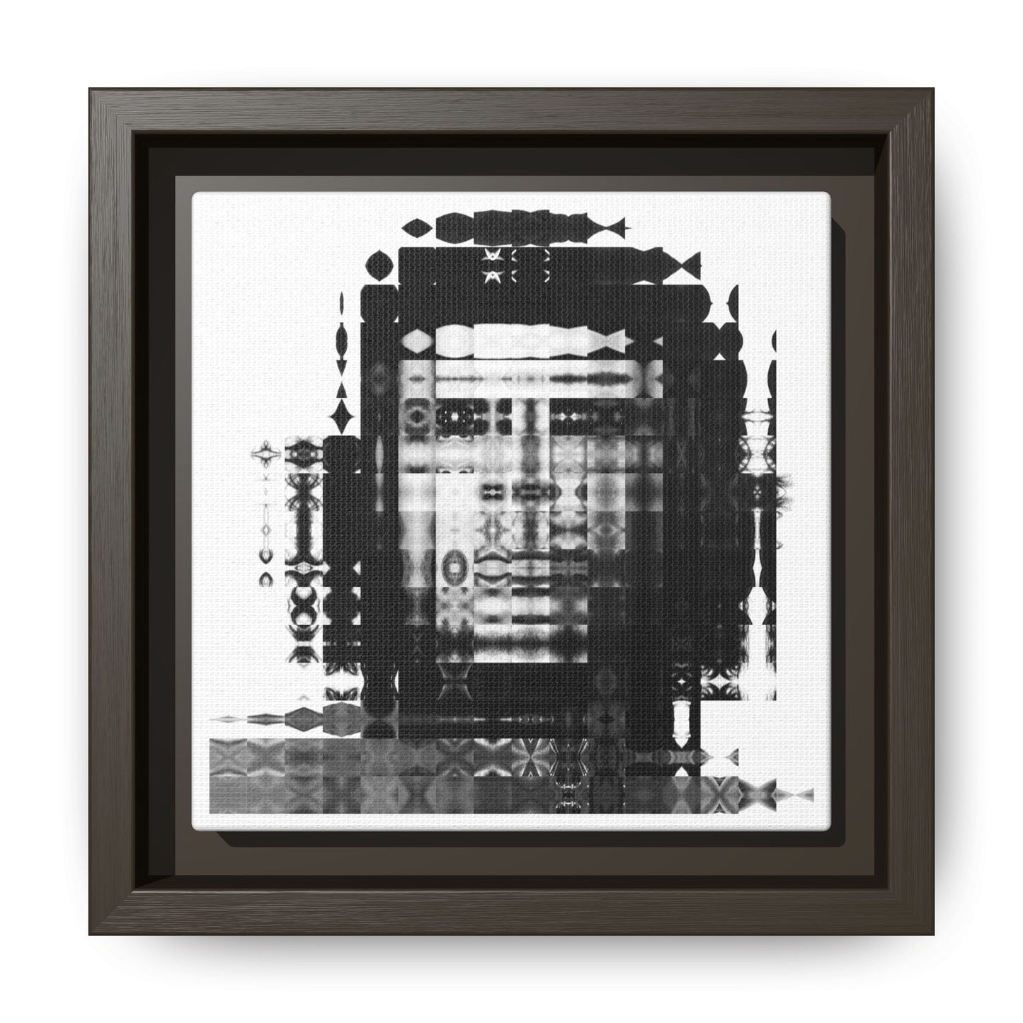 Iconic Revolutionary Che Guevera Abstract Portrait Collage Art — Matte Canvas, Framed (Multi-color options)
