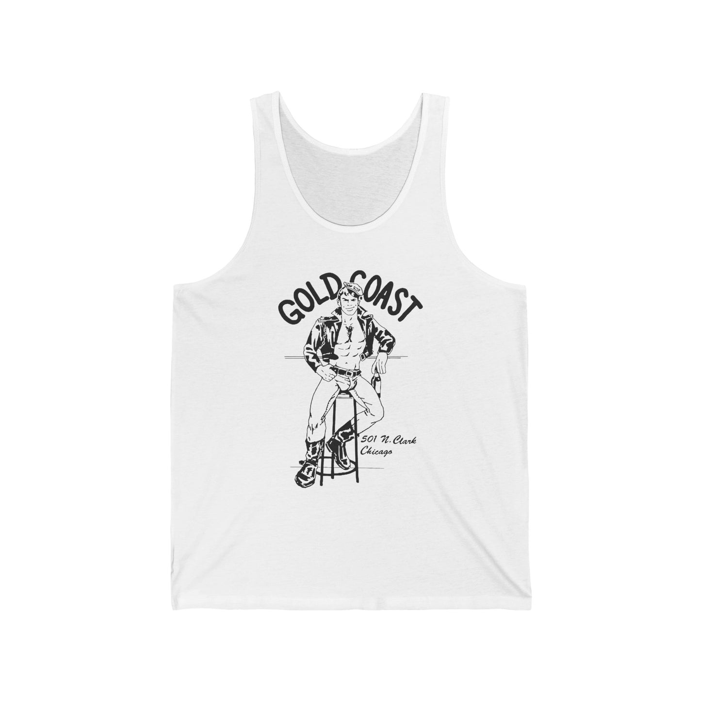 GOLD COAST Tank Top - Historic Queer Bar & Leather Culture Tribute