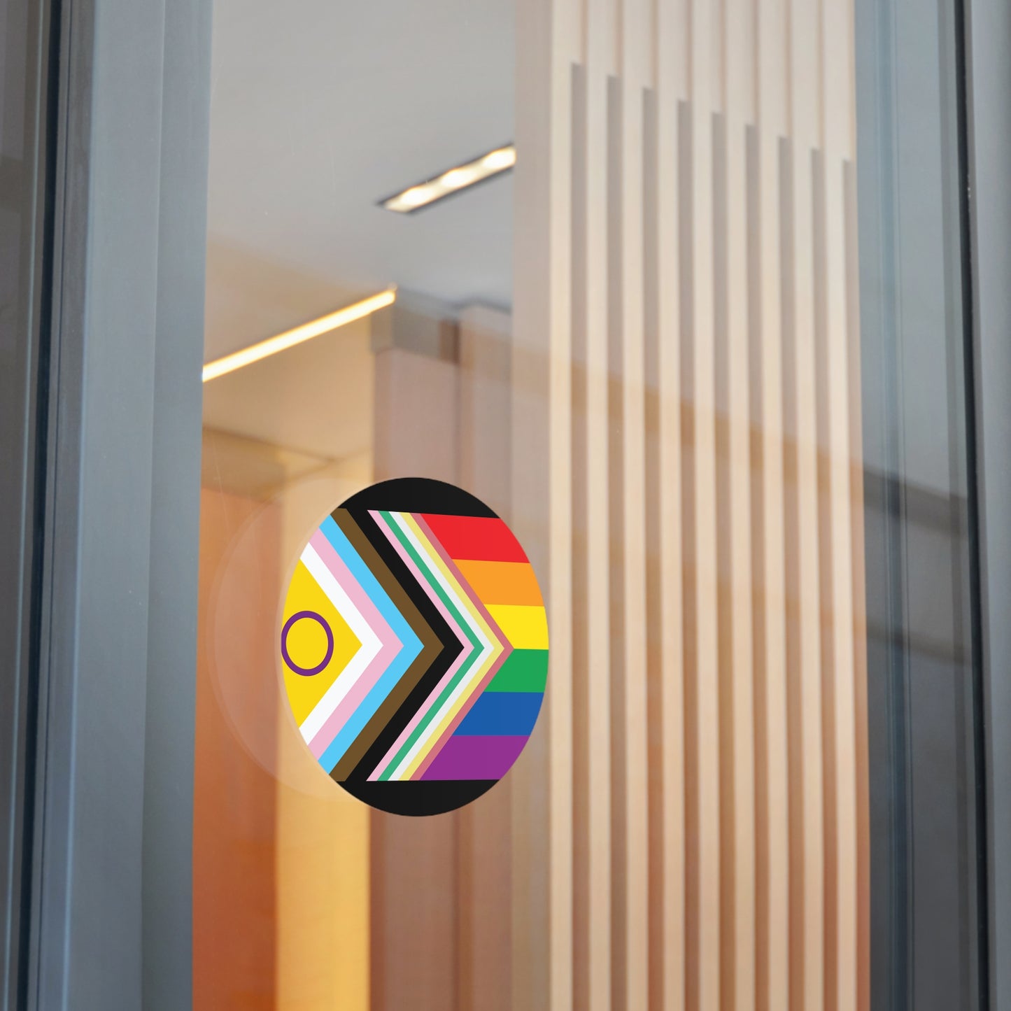Disability Inclusive Progress Pride Flag 2 Vinyl Sticker